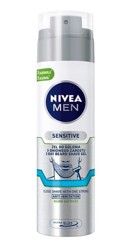 Nivea Men Sensitive гель для бритья, 200 ml
Nivea Men Sensitive гель для бритья, 200 ml