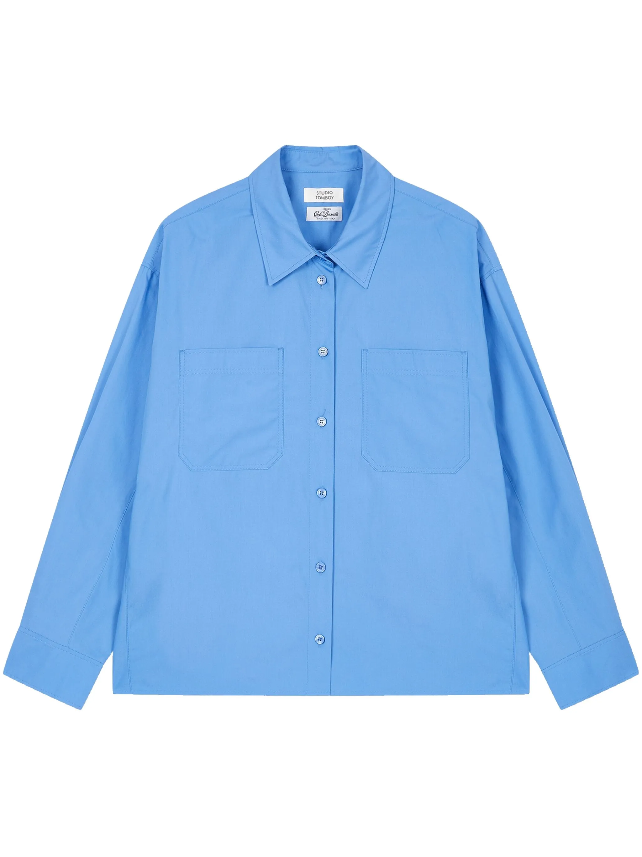 Рубашка на пуговицах Tomboy, синий
Рубашка на пуговицах Tomboy, синий