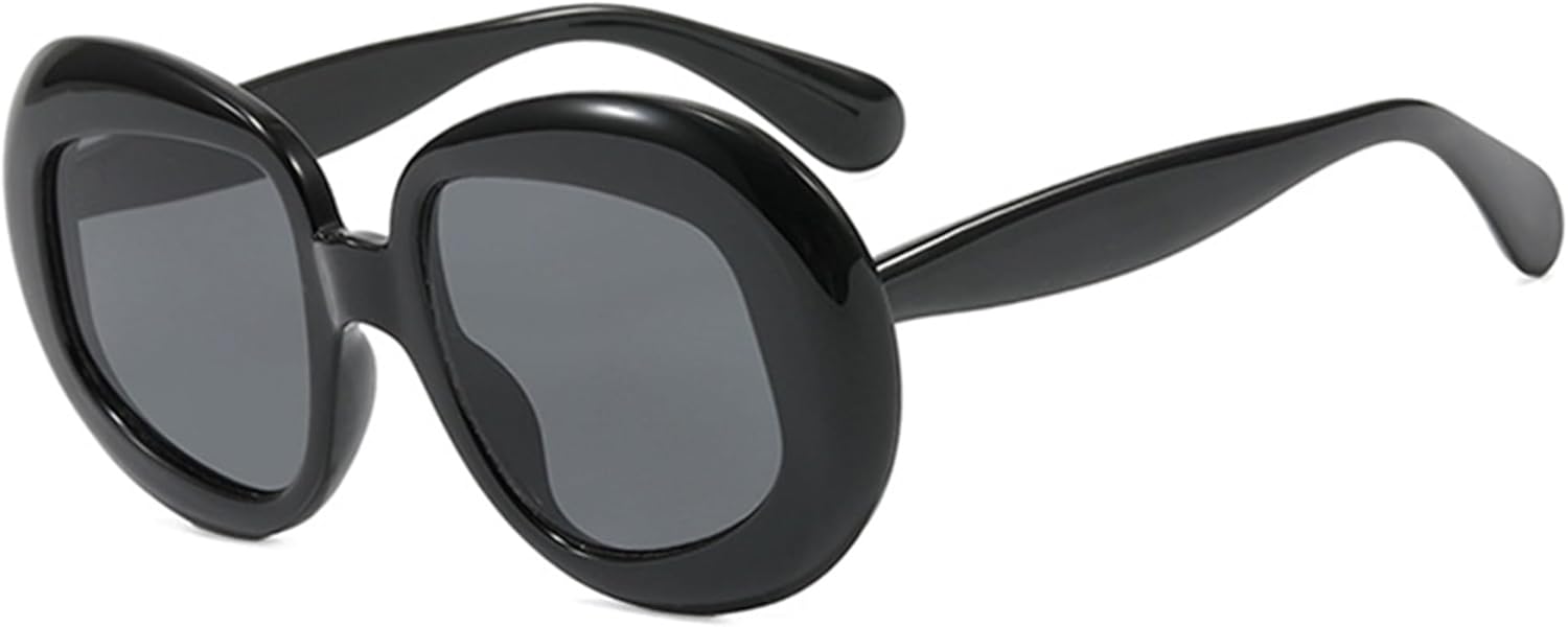 bullabulling Модные толстые круглые солнцезащитные очки для женщин и мужчин в стиле ретро, массивные овальные, для фестивалей и вечеринок, конфетных цветов, панк, Black
bullabulling Модные толстые круглые солнцезащитные очки для женщин и мужчин в стиле ретро, массивные овальные, для фестивалей и вечеринок, конфетных цветов, панк, Black