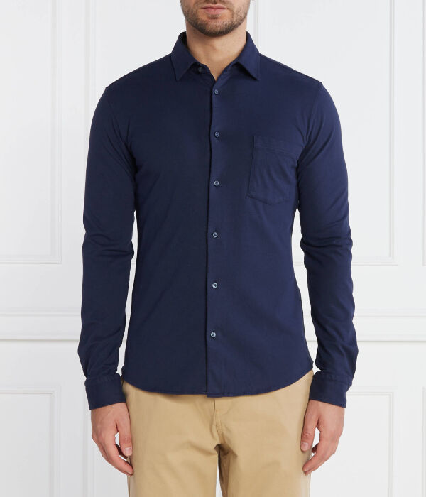 Рубашка мужская Boss Orange с нагрудным карманом базовая, синий
Рубашка мужская Boss Orange с нагрудным карманом базовая, синий