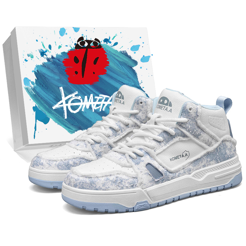 Противоскользящие износостойкие легкие дышащие низкие кеды для скейтбординга унисекс лимитированная серия в коробке KOMETA.A, Rain синий (Mid-Top Fleece-Lined)
Противоскользящие износостойкие легкие дышащие низкие кеды для скейтбординга унисекс лимитированная серия в коробке KOMETA.A, Rain синий (Mid-Top Fleece-Lined)