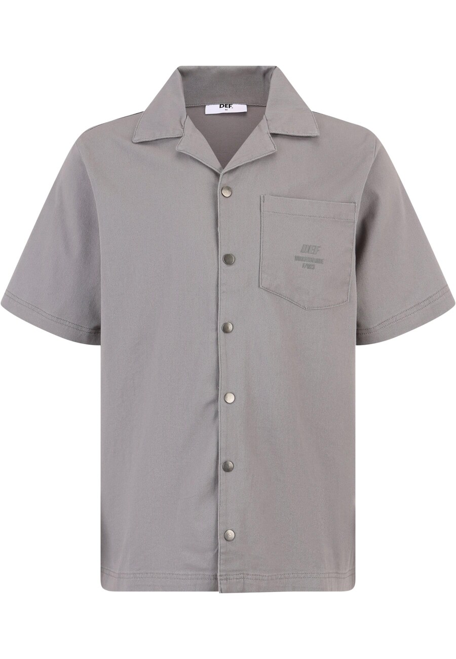 Рубашка на пуговицах классического кроя DEF Hamza, темно-серый 
Рубашка на пуговицах классического кроя DEF Hamza, темно-серый