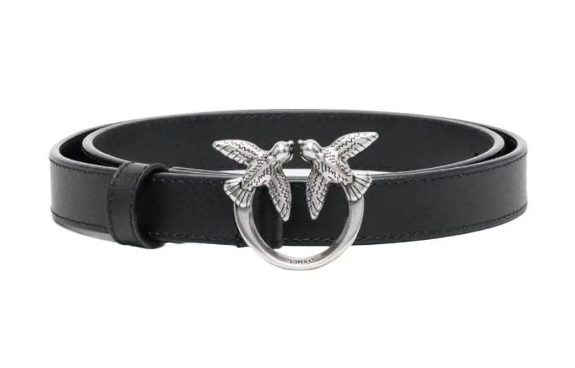 Ремень с пряжкой Love Bird PINKO, черный
Ремень с пряжкой Love Bird PINKO, черный