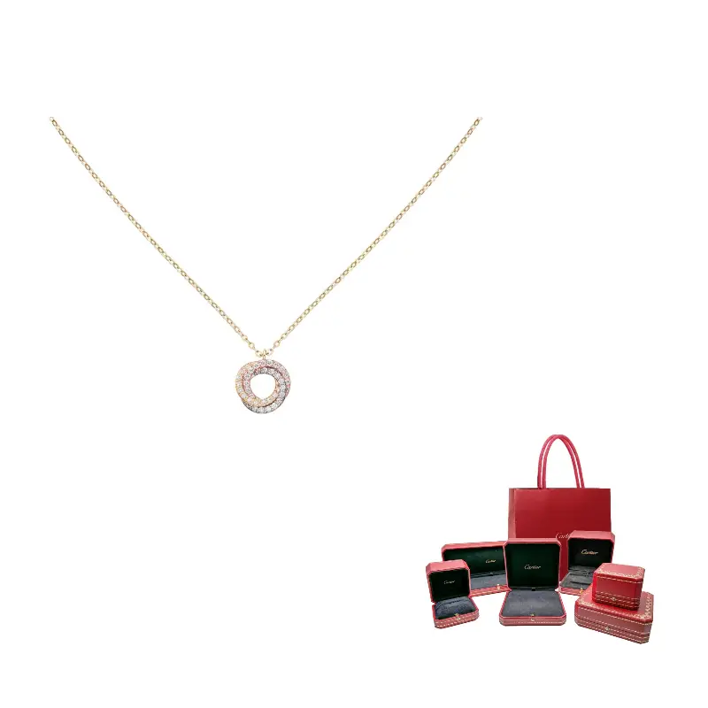 Серия Trinity бриллиантовые колье женские золотые Cartier
Серия Trinity бриллиантовые колье женские золотые Cartier