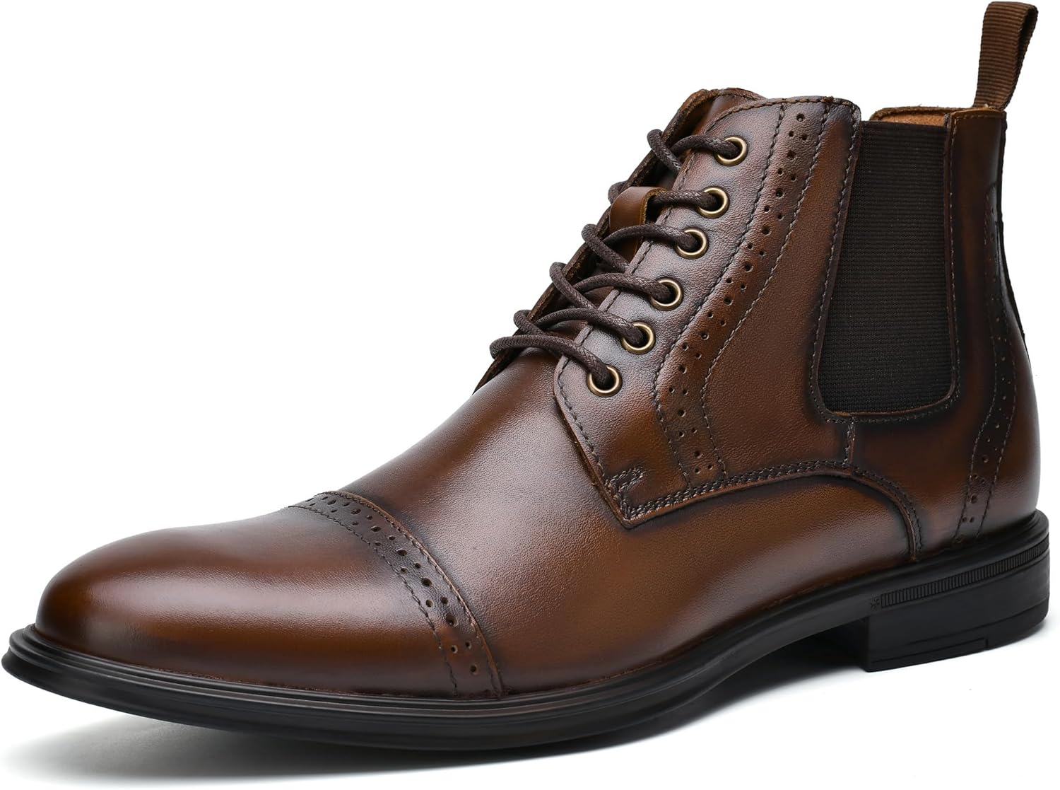 Мужские ботинки Chelsea ArcBrothers из кожи, удобные, на шнуровке, для повседневного и официального использования, коричневый
Мужские ботинки Chelsea ArcBrothers из кожи, удобные, на шнуровке, для повседневного и официального использования, коричневый