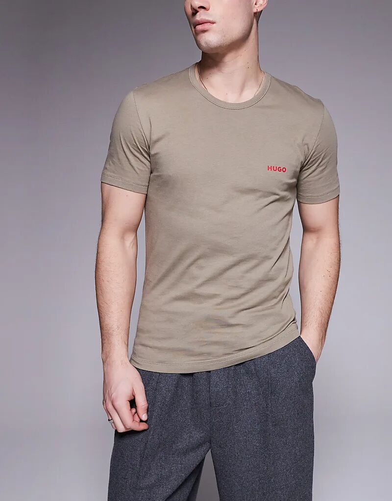 HUGO RED Комплект из 3 футболок с логотипом в черном, светло-зеленом и коричневом цветах
HUGO RED Комплект из 3 футболок с логотипом в черном, светло-зеленом и коричневом цветах