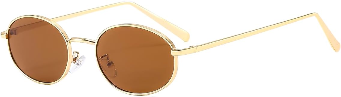 Винтажные солнцезащитные очки в овальной оправе для женщин и мужчин, модные, металлические, узкие, маленькие, в стиле ретро, унисекс, неполяризованные Azoxus, Metal Gold Frame/Brown Lens
Винтажные солнцезащитные очки в овальной оправе для женщин и мужчин, модные, металлические, узкие, маленькие, в стиле ретро, унисекс, неполяризованные Azoxus, Metal Gold Frame/Brown Lens