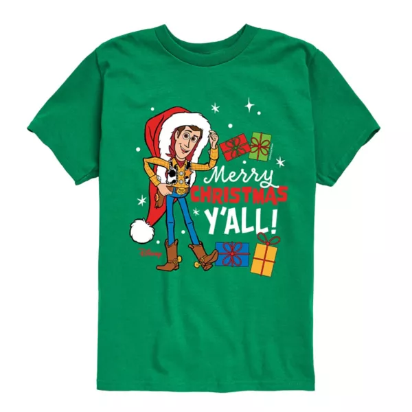 Футболка с принтом "История игрушек: Вуди" для мальчиков 8-20 лет "С Рождеством, ребята" Disney / Pixar, зеленый
Футболка с принтом "История игрушек: Вуди" для мальчиков 8-20 лет "С Рождеством, ребята" Disney / Pixar, зеленый