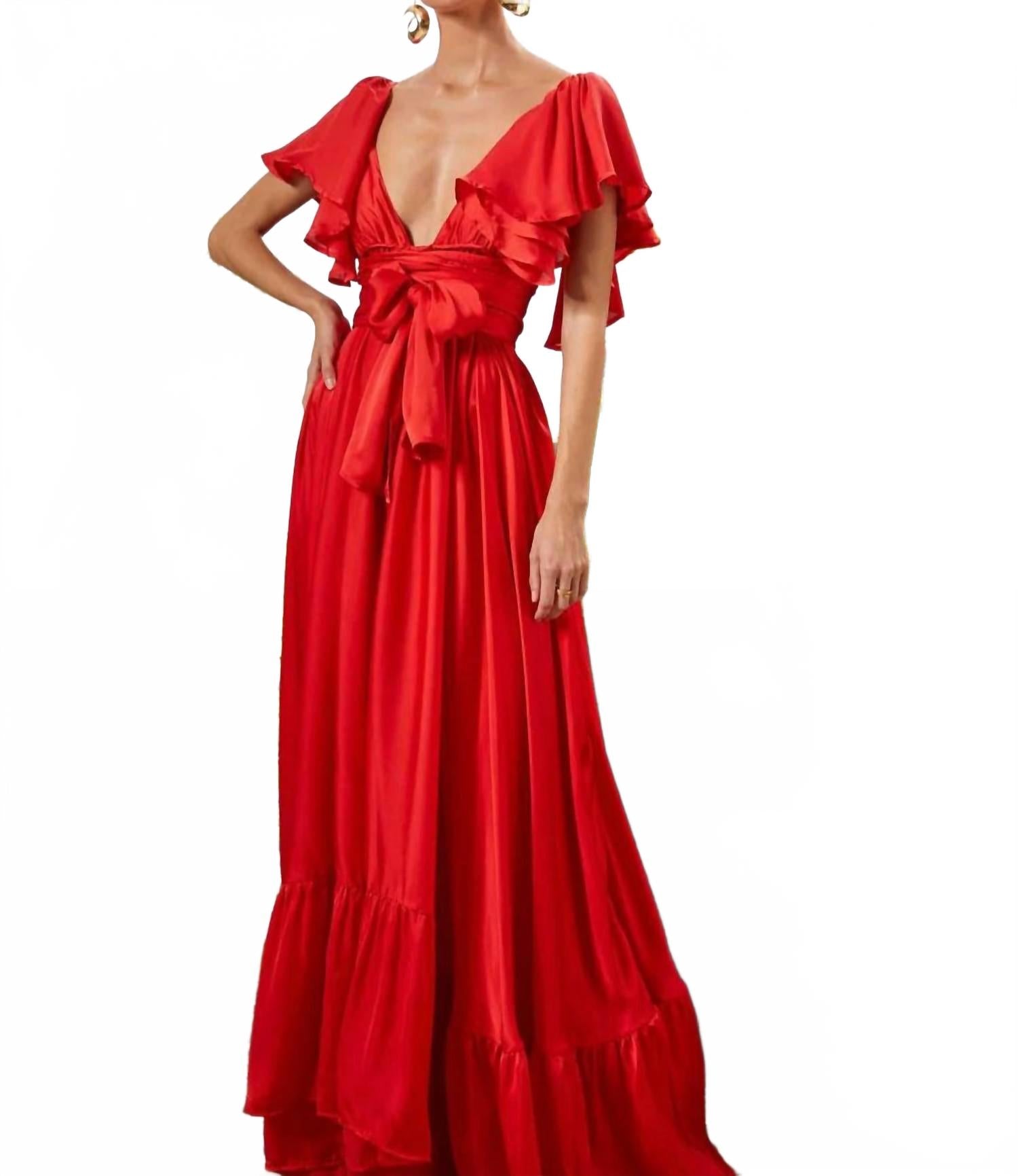 Платье Valeria Maxi в королевском красном Erika Pe√±a
Платье Valeria Maxi в королевском красном Erika Pe√±a