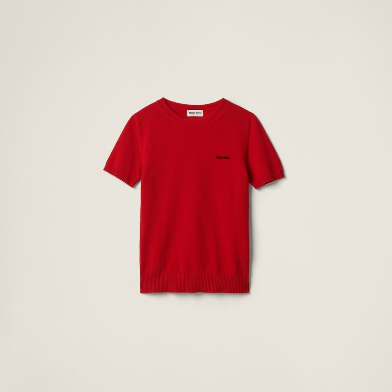 Кашемировый свитер Miu Miu, красный
Кашемировый свитер Miu Miu, красный