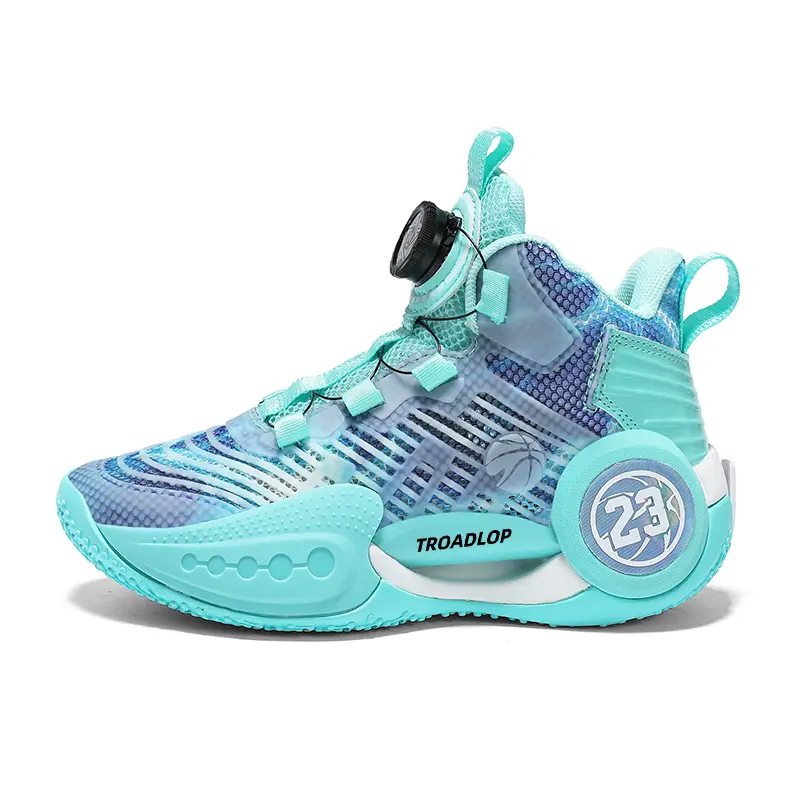Противоскользящие, легкие, амортизирующие, высокие детские баскетбольные кроссовки для подростков TROADLOP, синий 
Противоскользящие, легкие, амортизирующие, высокие детские баскетбольные кроссовки для подростков TROADLOP, синий