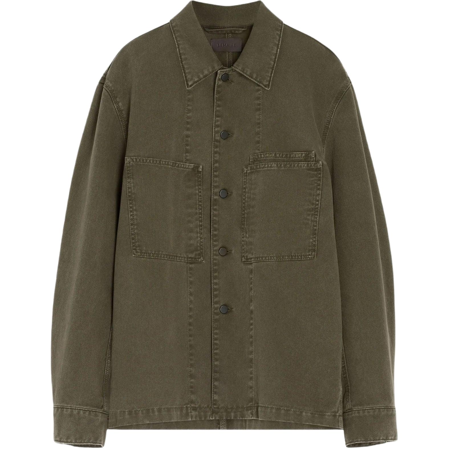 Джинсовая рубашка с прямым подолом Lemaire, зеленый
Джинсовая рубашка с прямым подолом Lemaire, зеленый