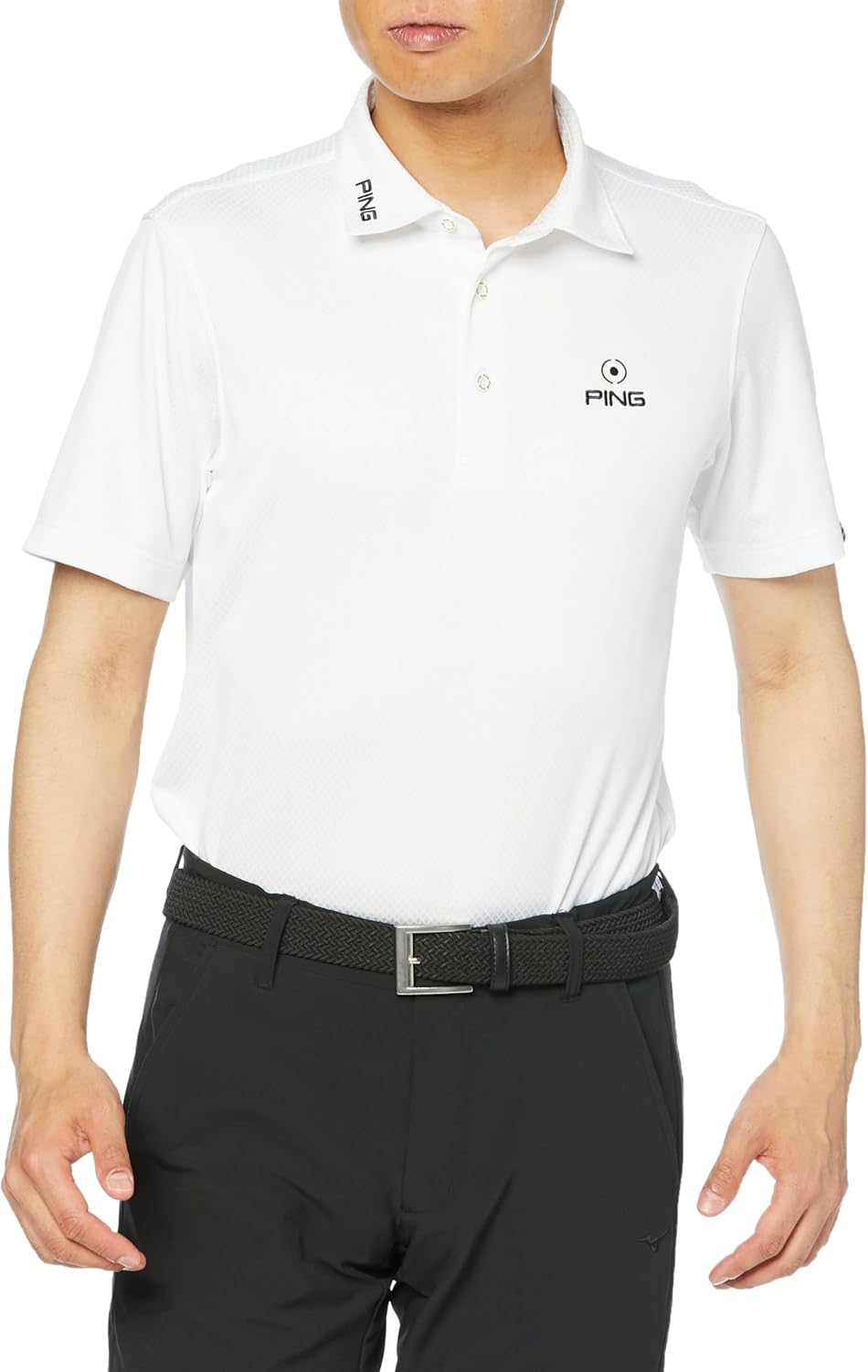 Мужская поло-рубашка с коротким рукавом Pin Apparel 621-4160101 (с логотипом One Point/эластичная ткань) / для гольфа Ping Apparel, белый
Мужская поло-рубашка с коротким рукавом Pin Apparel 621-4160101 (с логотипом One Point/эластичная ткань) / для гольфа Ping Apparel, белый