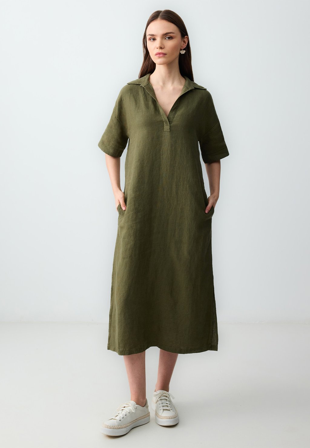 Повседневное платье STONED Jimmy Key, хаки 
Повседневное платье STONED Jimmy Key, хаки