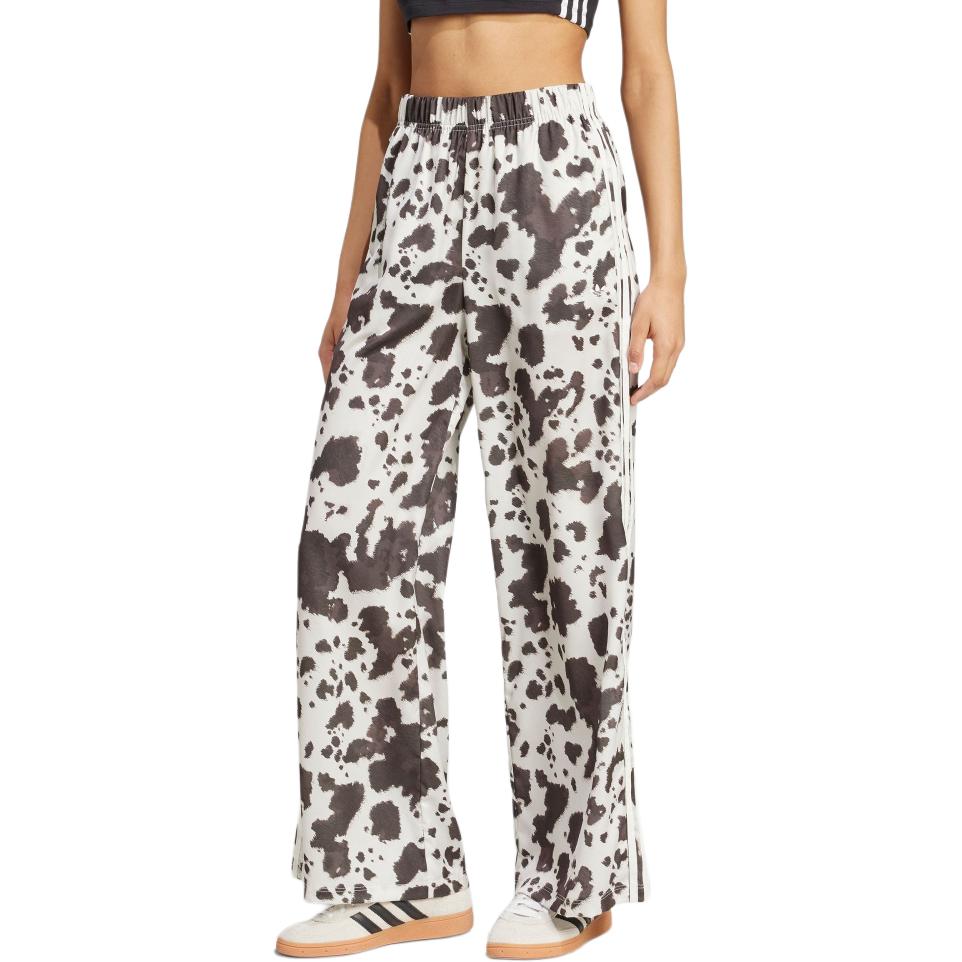 Сатиновые брюки с широкими штанинами Adidas Originals, черно-белый
Сатиновые брюки с широкими штанинами Adidas Originals, черно-белый