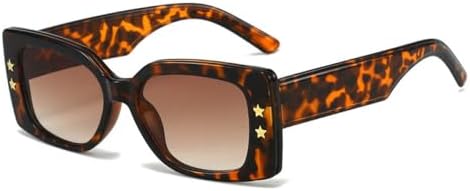 Модные квадратные солнцезащитные очки для женщин, стильные ретро-очки прямоугольной формы, солнцезащитные очки с градиентной защитой UV400 для женщин MTZJH, C3 Leopard Brown
Модные квадратные солнцезащитные очки для женщин, стильные ретро-очки прямоугольной формы, солнцезащитные очки с градиентной защитой UV400 для женщин MTZJH, C3 Leopard Brown