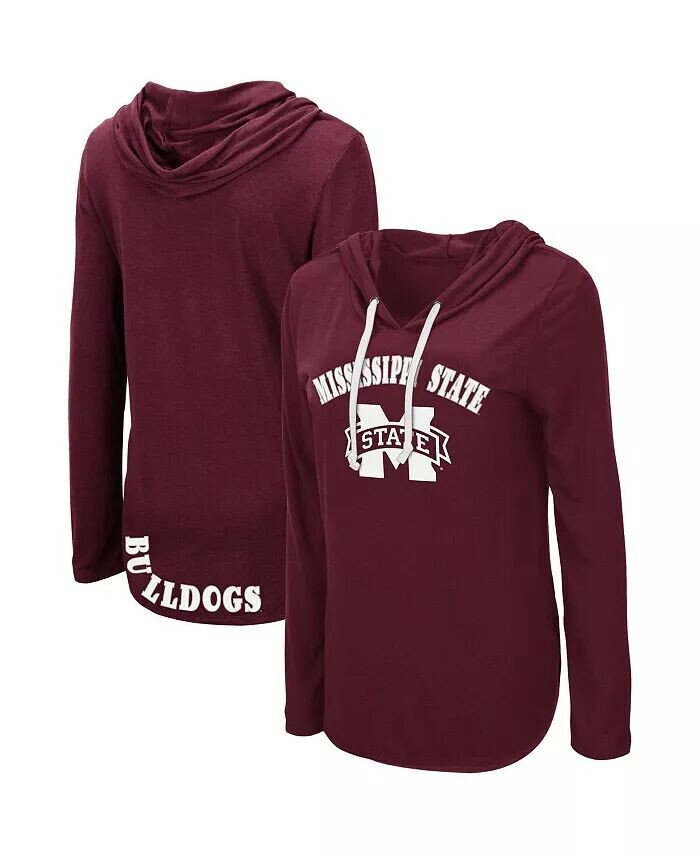 Женская бордовая легкая футболка с длинными рукавами и капюшоном Mississippi State Bulldogs My Lover Colosseum
Женская бордовая легкая футболка с длинными рукавами и капюшоном Mississippi State Bulldogs My Lover Colosseum