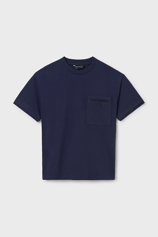 Детская хлопковая футболка Mayoral, темно-синий 
Детская хлопковая футболка Mayoral, темно-синий