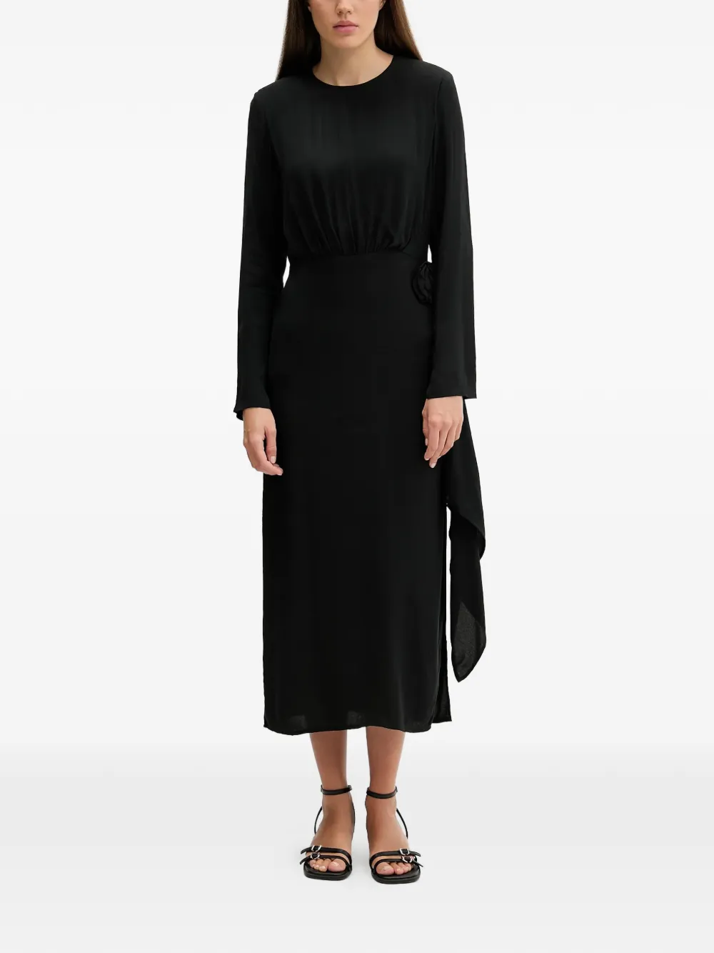 Платье миди с цветочным декором Hugo, черный
Платье миди с цветочным декором Hugo, черный