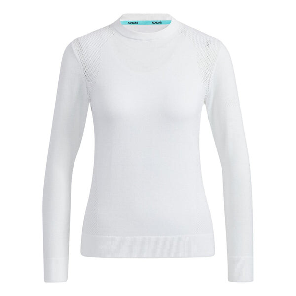 Свитера играют свитер-пуловер Adidas, белый 
Свитера играют свитер-пуловер Adidas, белый