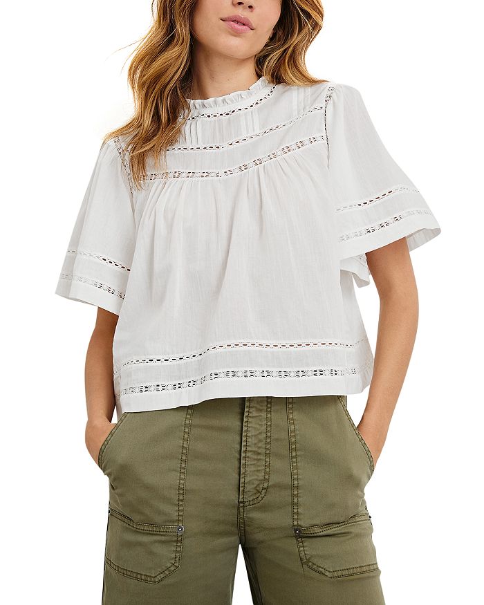 Топ с кружевной отделкой Daisy Rails, белый 
Топ с кружевной отделкой Daisy Rails, белый