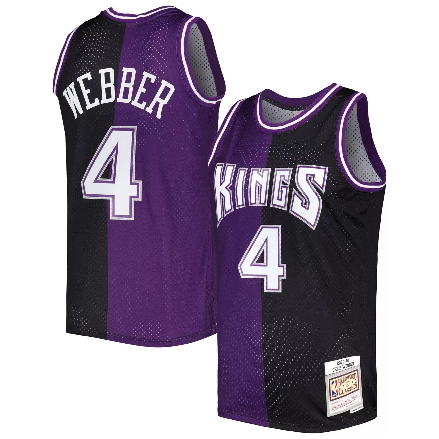 Мужская майка Mitchell & Ness Chris Webber фиолетового/черного цвета Sacramento Kings Hardwood Classics 2000-01 Split Swingman
Мужская майка Mitchell & Ness Chris Webber фиолетового/черного цвета Sacramento Kings Hardwood Classics 2000-01 Split Swingman