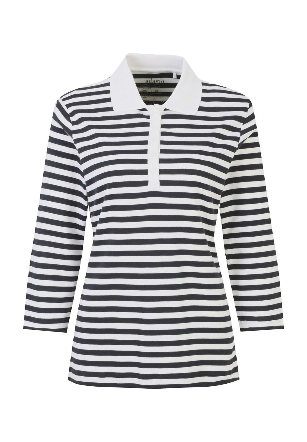 Женская хлопковая рубашка-поло Pima с рукавом 3/4 Tilda Adagio, цвет Navy White
Женская хлопковая рубашка-поло Pima с рукавом 3/4 Tilda Adagio, цвет Navy White