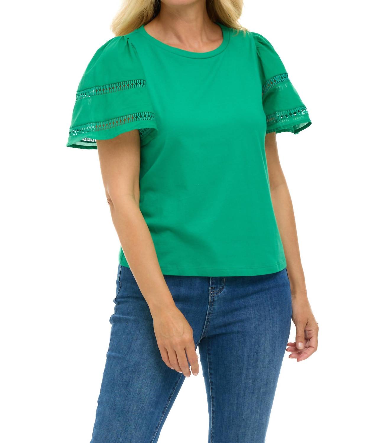 Топ с короткими рукавами Flutter в цвете Kelly Green Tribal, Kelly Green
Топ с короткими рукавами Flutter в цвете Kelly Green Tribal, Kelly Green