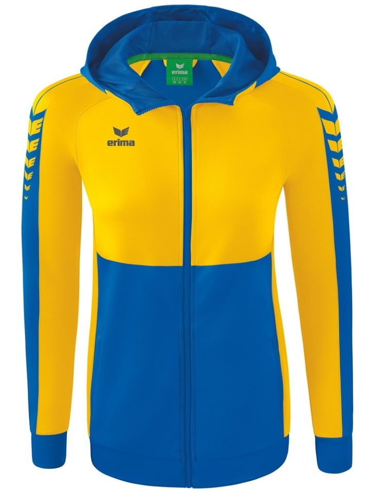 Тренировочная куртка Six Wings с капюшоном синего цвета erima
Тренировочная куртка Six Wings с капюшоном синего цвета erima