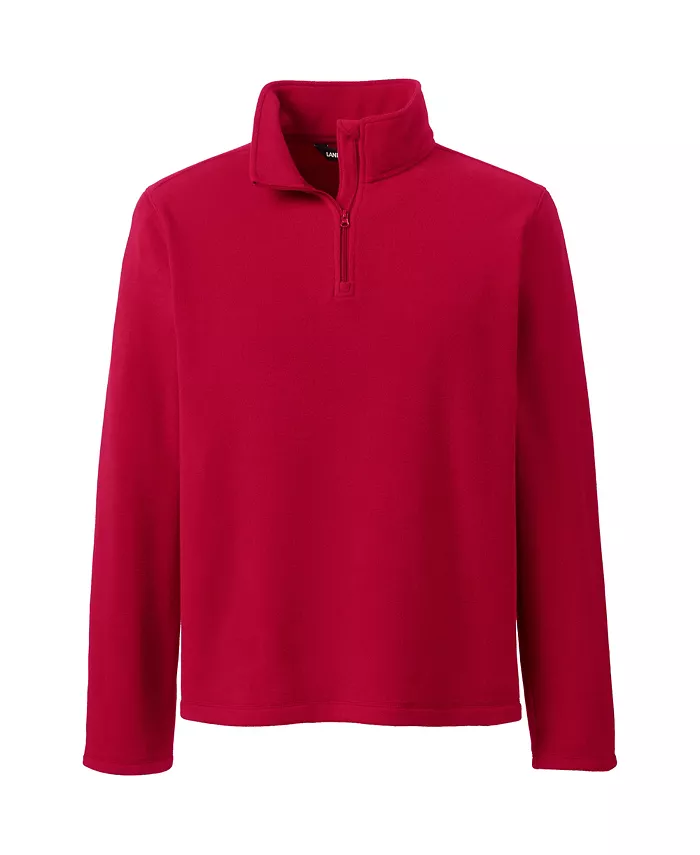 Мужская легкая флисовая толстовка с молнией на четверть Lands' End, красный
Мужская легкая флисовая толстовка с молнией на четверть Lands' End, красный