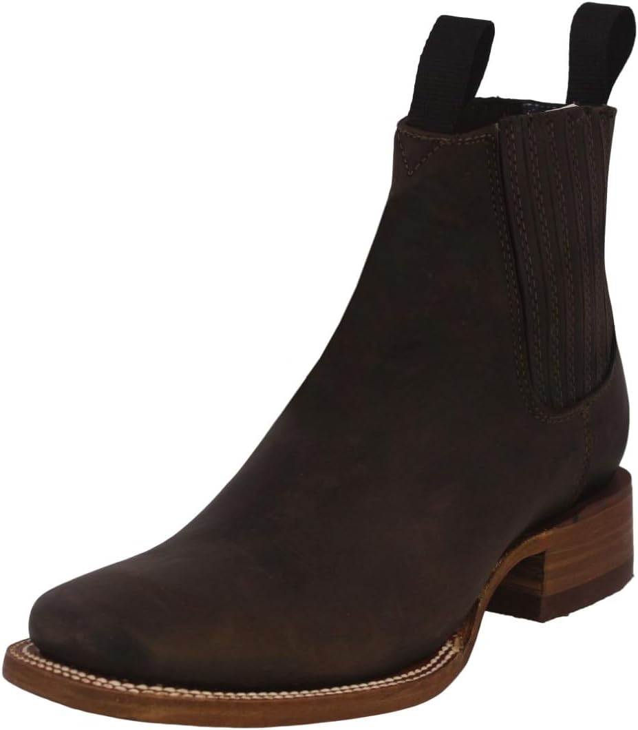 Мужские профессиональные ковбойские ботинки 770 темно-коричневые Челси на щиколотку Вестерн из кожи с квадратным носком Cowboy Professional
Мужские профессиональные ковбойские ботинки 770 темно-коричневые Челси на щиколотку Вестерн из кожи с квадратным носком Cowboy Professional