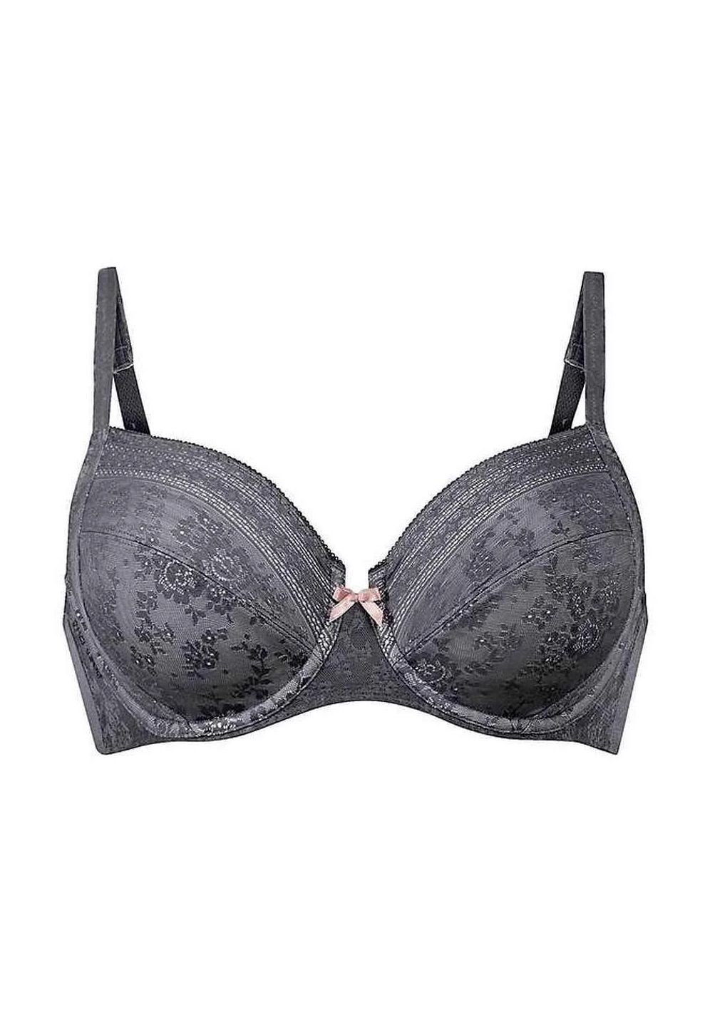 Женский бюстгальтер на косточках Fleur с кружевными деталями и бантиком ROSA FAIA, антарцитовый
Женский бюстгальтер на косточках Fleur с кружевными деталями и бантиком ROSA FAIA, антарцитовый