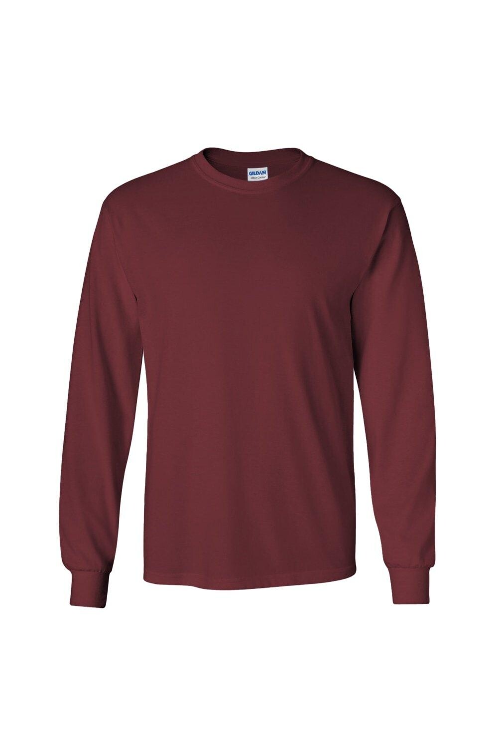 Простая футболка с длинным рукавом из ультрахлопка с круглым вырезом Gildan, красный
Простая футболка с длинным рукавом из ультрахлопка с круглым вырезом Gildan, красный