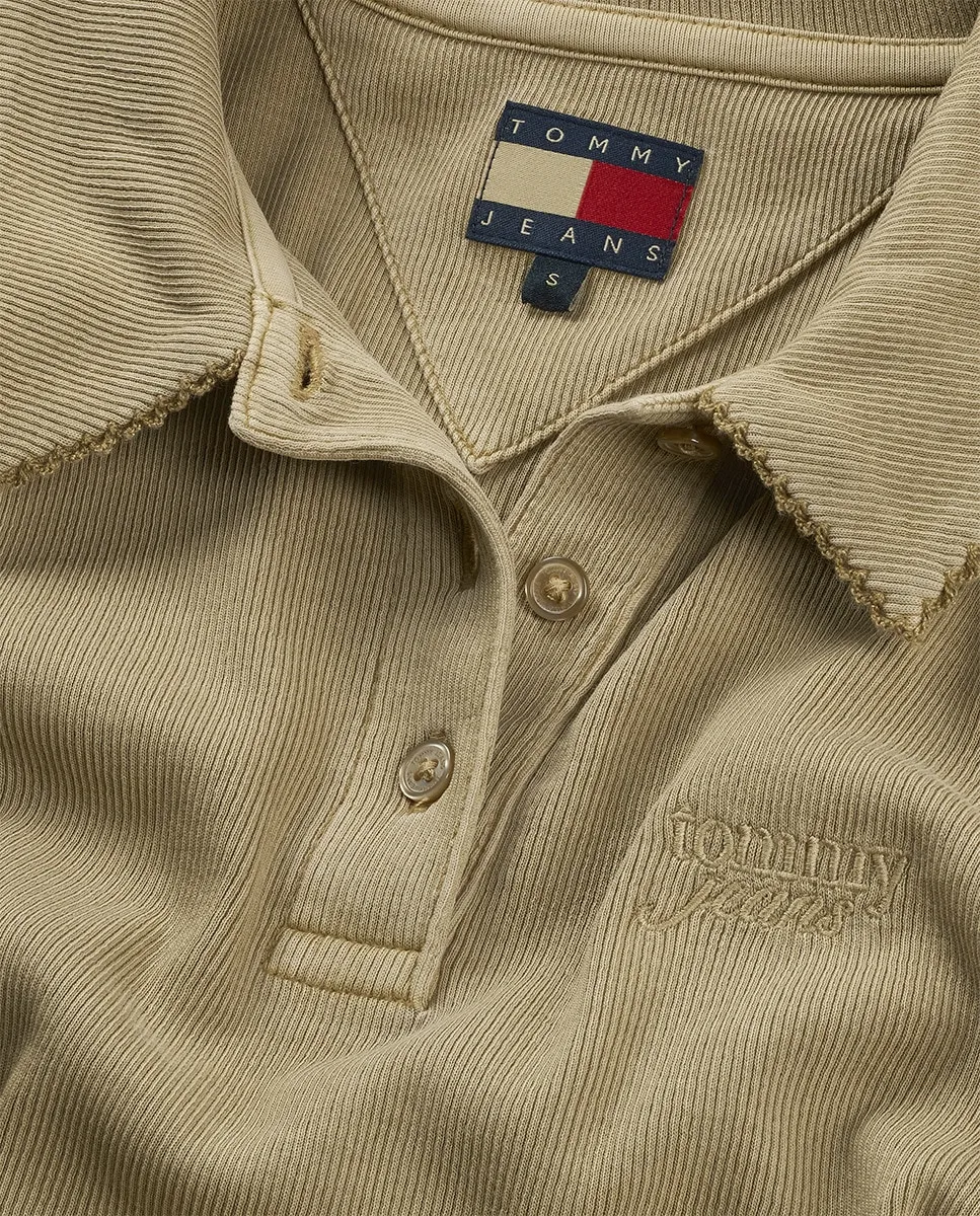 Женское мини-платье в рубчик с приталенным кроем Tommy Jeans, бежевый
Женское мини-платье в рубчик с приталенным кроем Tommy Jeans, бежевый