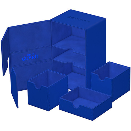 Аксессуары Ultimate Guard Twin Flip'n'Tray 160+ Monocolor: Blue 
Аксессуары Ultimate Guard Twin Flip'n'Tray 160+ Monocolor: Blue