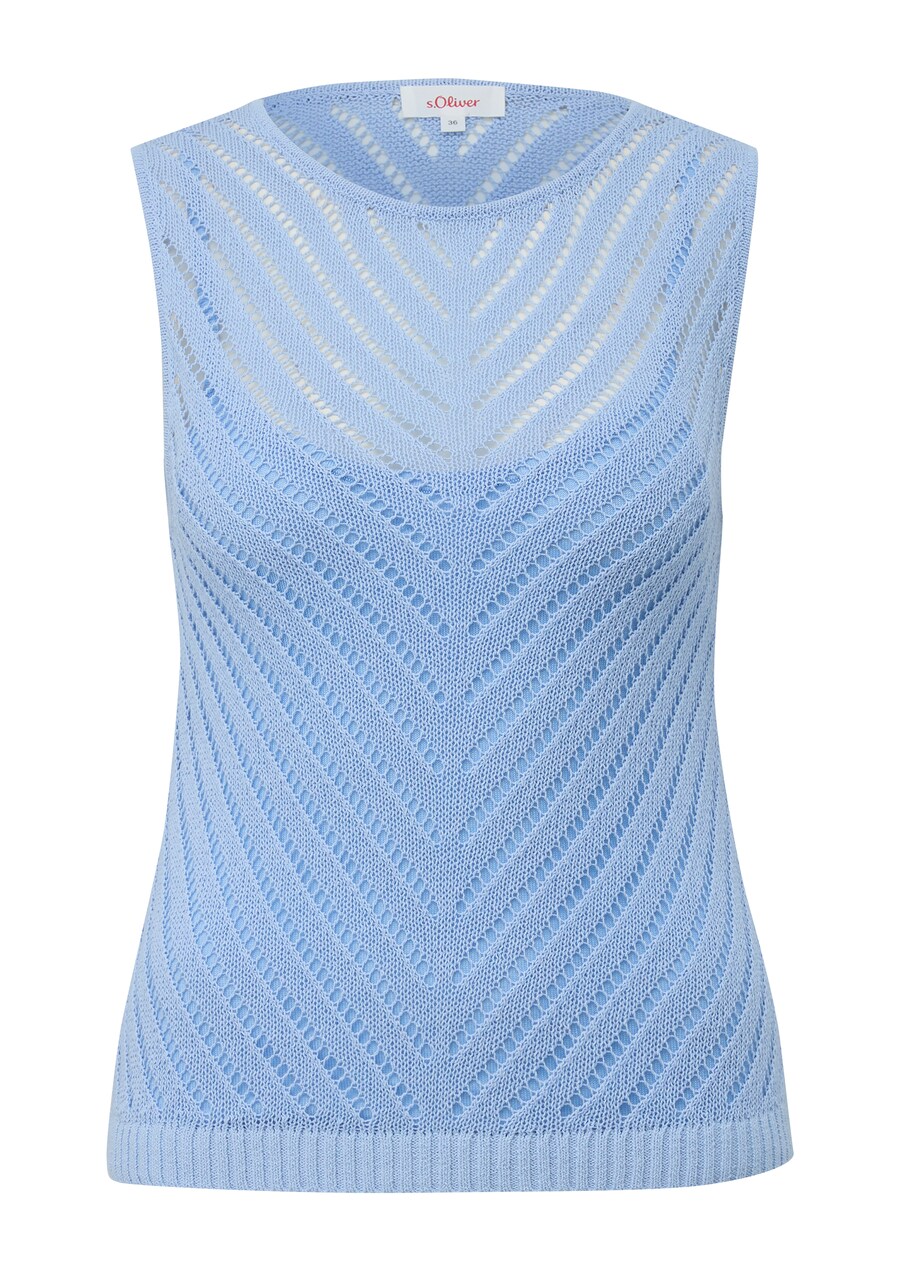 Вязаный топ s.Oliver, светло-синий
Вязаный топ s.Oliver, светло-синий