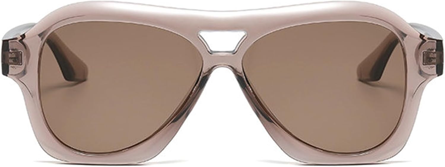 Мужские солнцезащитные очки Willochra Retro с двойной перемычкой, классические модные женские солнцезащитные очки с градиентным переходом, защита от УФ-излучения UV400, модные очки для вождения, Pink
Мужские солнцезащитные очки Willochra Retro с двойной перемычкой, классические модные женские солнцезащитные очки с градиентным переходом, защита от УФ-излучения UV400, модные очки для вождения, Pink