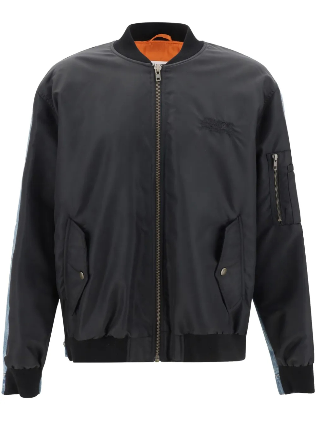 Джинсовая куртка-бомбер MM6 Maison Margiela, черный
Джинсовая куртка-бомбер MM6 Maison Margiela, черный