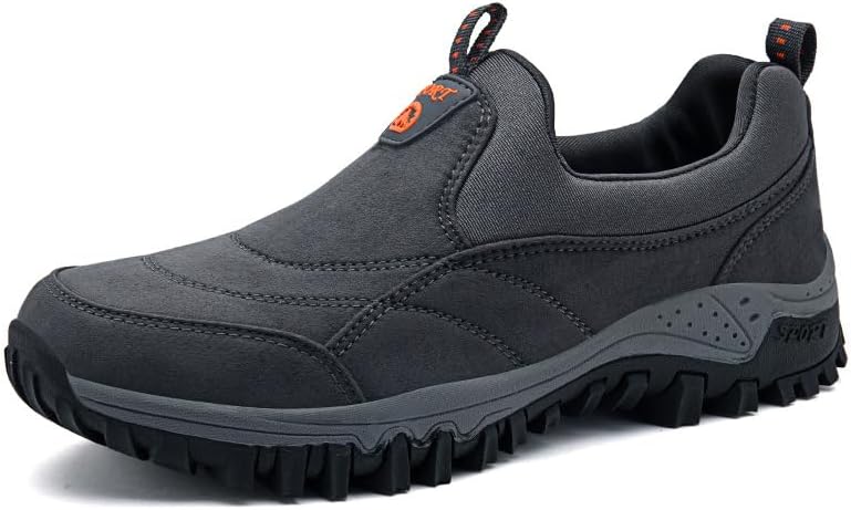 Мужские удобные прогулочные кроссовки без шнурков для активного отдыха, легкие туристические кроссовки для походов и прогулок на природе Qacksv, серый
Мужские удобные прогулочные кроссовки без шнурков для активного отдыха, легкие туристические кроссовки для походов и прогулок на природе Qacksv, серый