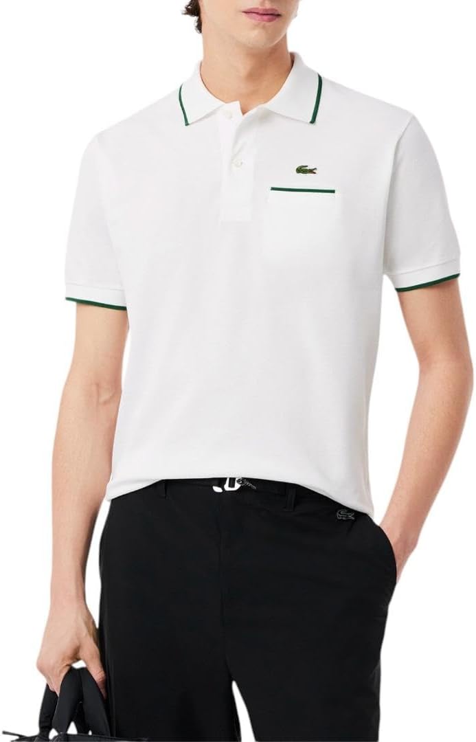 Lacoste мужская L.12.12 поло с коротким рукавом классического кроя и контрастным воротником, White/Green, Белый, Lacoste мужская L.12.12 поло с коротким рукавом классического кроя и контрастным воротником, White/Green
Lacoste мужская L.12.12 поло с коротким рукавом классического кроя и контрастным воротником, White/Green, Белый, Lacoste мужская L.12.12 поло с коротким рукавом классического кроя и контрастным воротником, White/Green