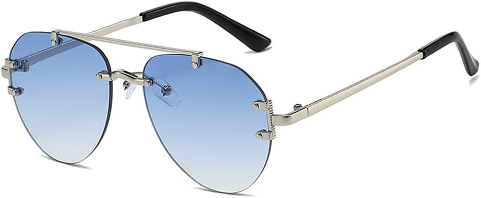 Солнцезащитные очки без оправы из металла для женщин и мужчин, винтажный стиль, солнцезащитные очки для активного отдыха и вождения, защита от УФ-излучения UV400 KTUCN, 08
Солнцезащитные очки без оправы из металла для женщин и мужчин, винтажный стиль, солнцезащитные очки для активного отдыха и вождения, защита от УФ-излучения UV400 KTUCN, 08