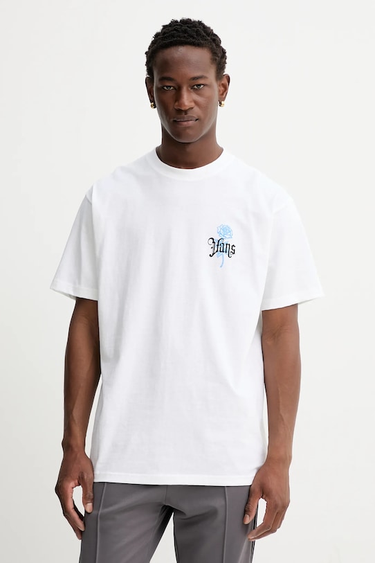 Хлопковая футболка Vans, белый
Хлопковая футболка Vans, белый