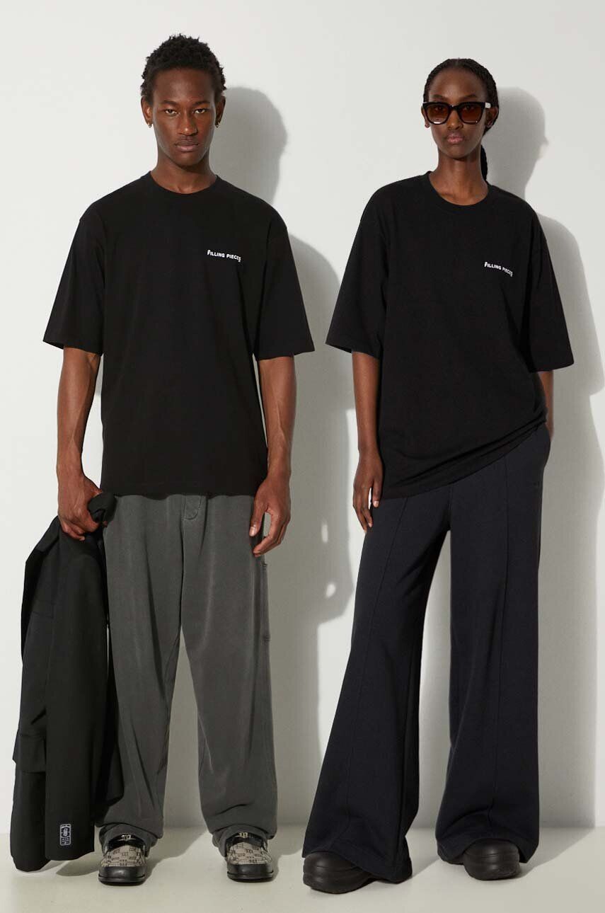 Футболка свободного кроя из хлопка Filling Pieces, черный
Футболка свободного кроя из хлопка Filling Pieces, черный