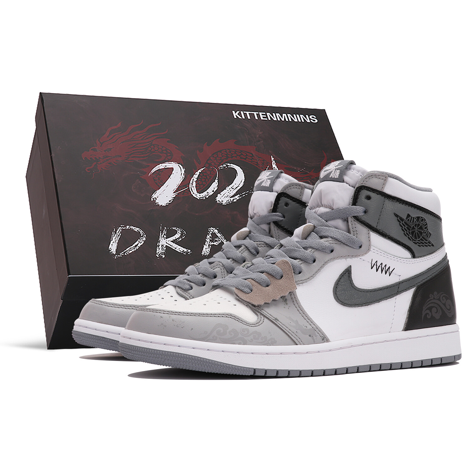 Кроссовки Air Jordan 1 Vintage Basketball Shoes Unisex High-top Grey/white, серый/белый
Кроссовки Air Jordan 1 Vintage Basketball Shoes Unisex High-top Grey/white, серый/белый