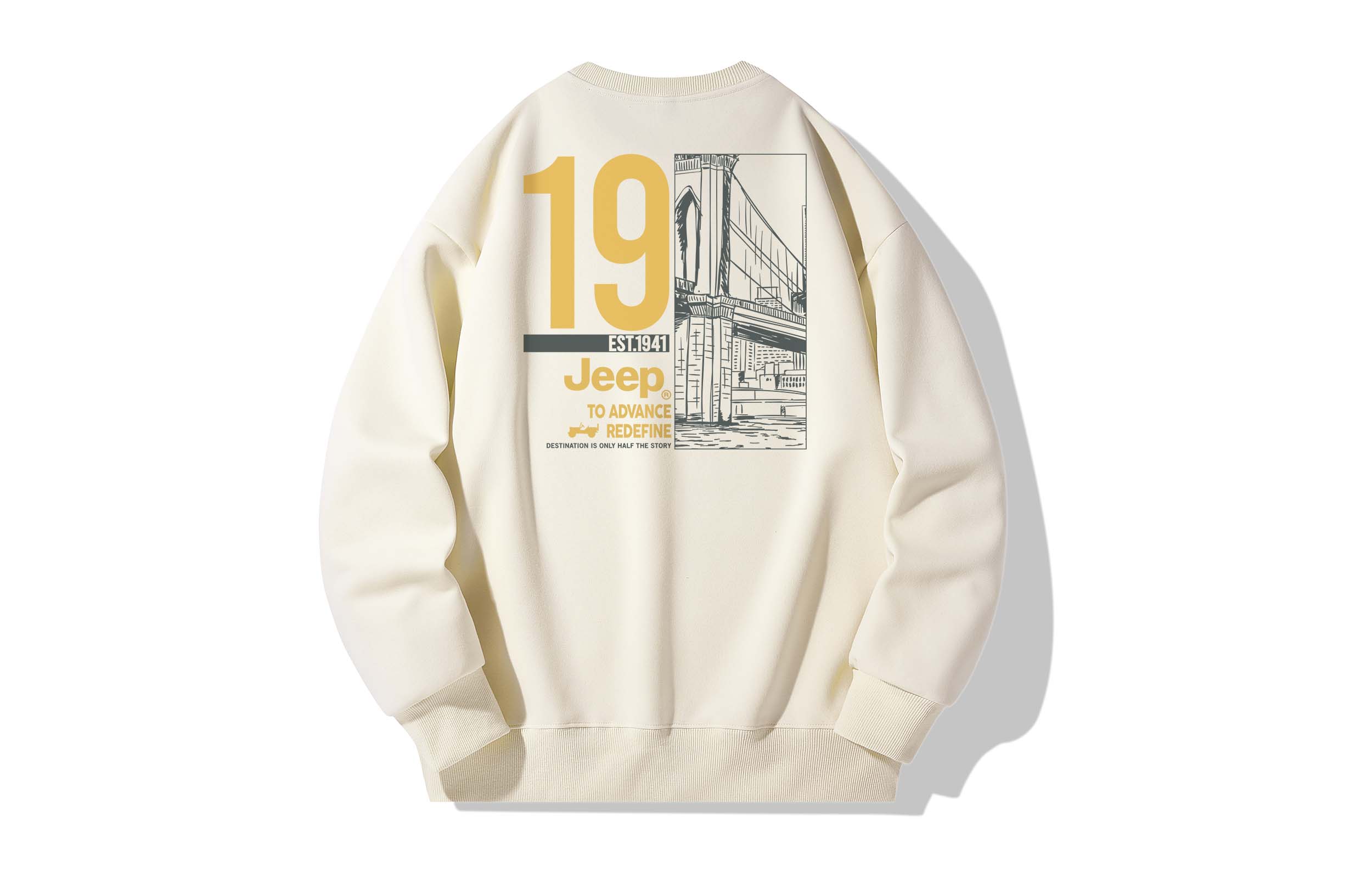 Свитшот унисекс Jeep, темно-синий
Свитшот унисекс Jeep, темно-синий