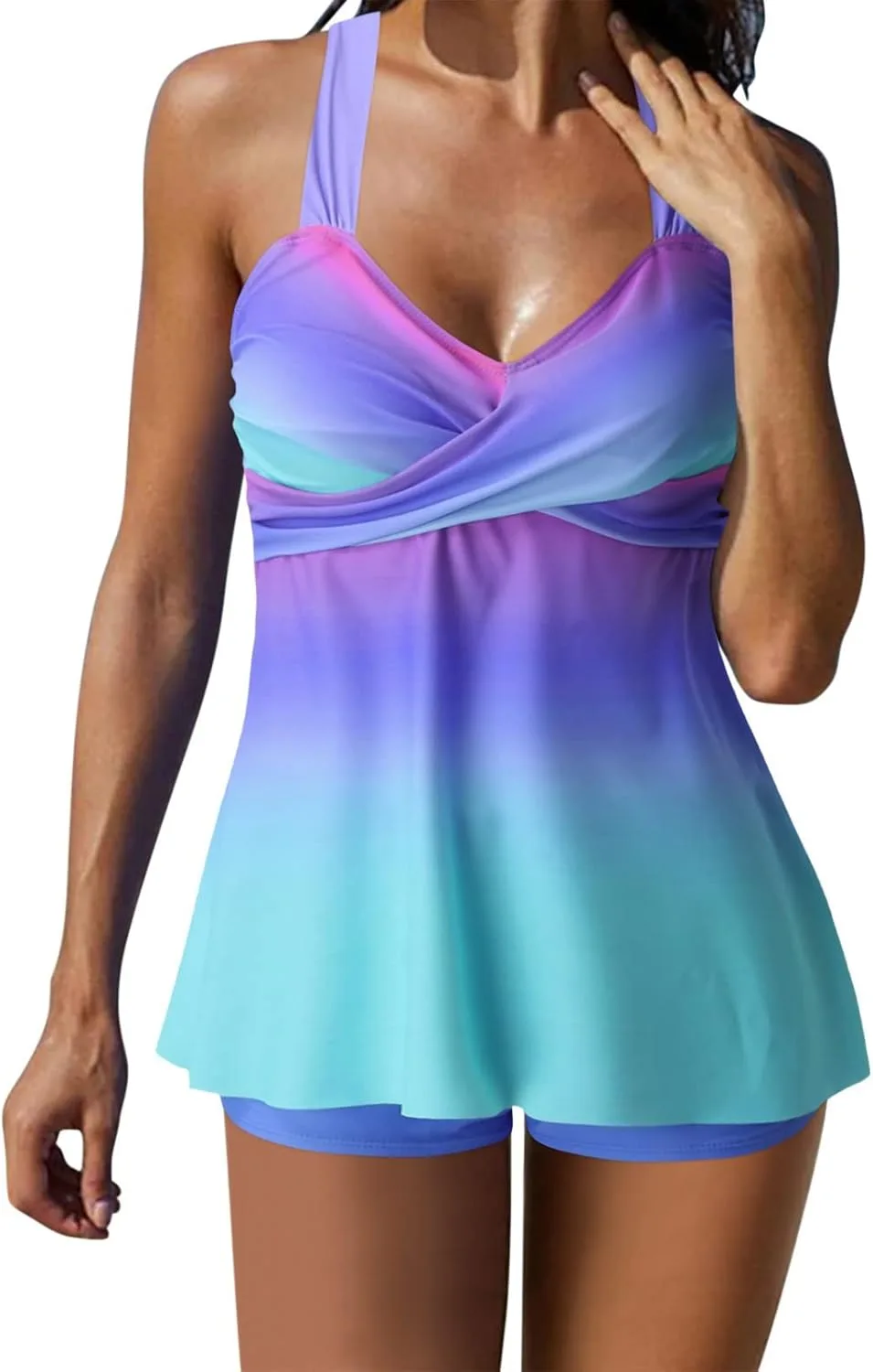 Купальник Swimdress для женщин с контролем живота, 2 предмета, Twist Front
Купальник Swimdress для женщин с контролем живота, 2 предмета, Twist Front