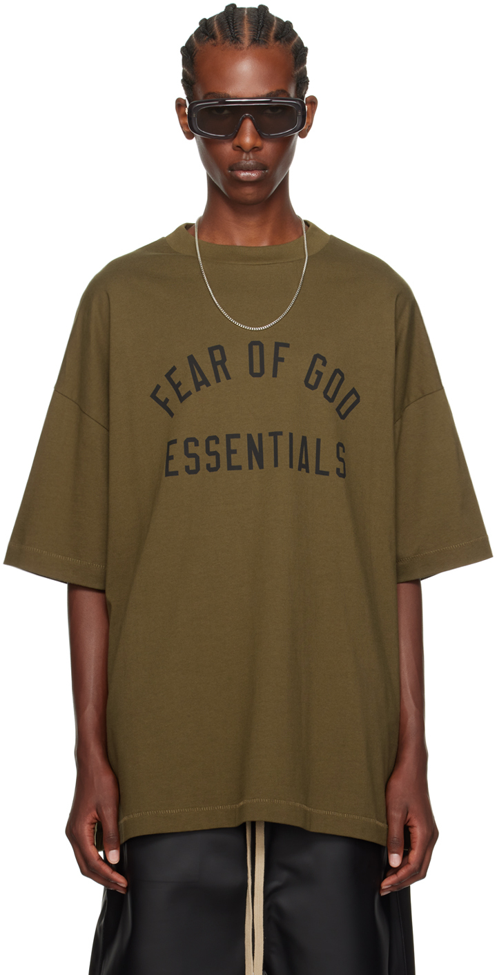 Футболка цвета хаки с круглым вырезом Fear of God EENTIAL Fear of God ESSENTIALS, оливковый
Футболка цвета хаки с круглым вырезом Fear of God EENTIAL Fear of God ESSENTIALS, оливковый