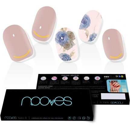 Гель-пленки для ногтей Elegant Floral Premium Luxe Metallic 20 шт. Nooves
Гель-пленки для ногтей Elegant Floral Premium Luxe Metallic 20 шт. Nooves