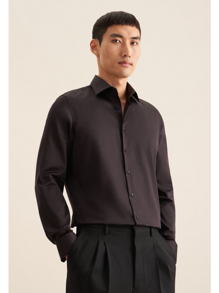 Рубашка Seidensticker, черный
Рубашка Seidensticker, черный