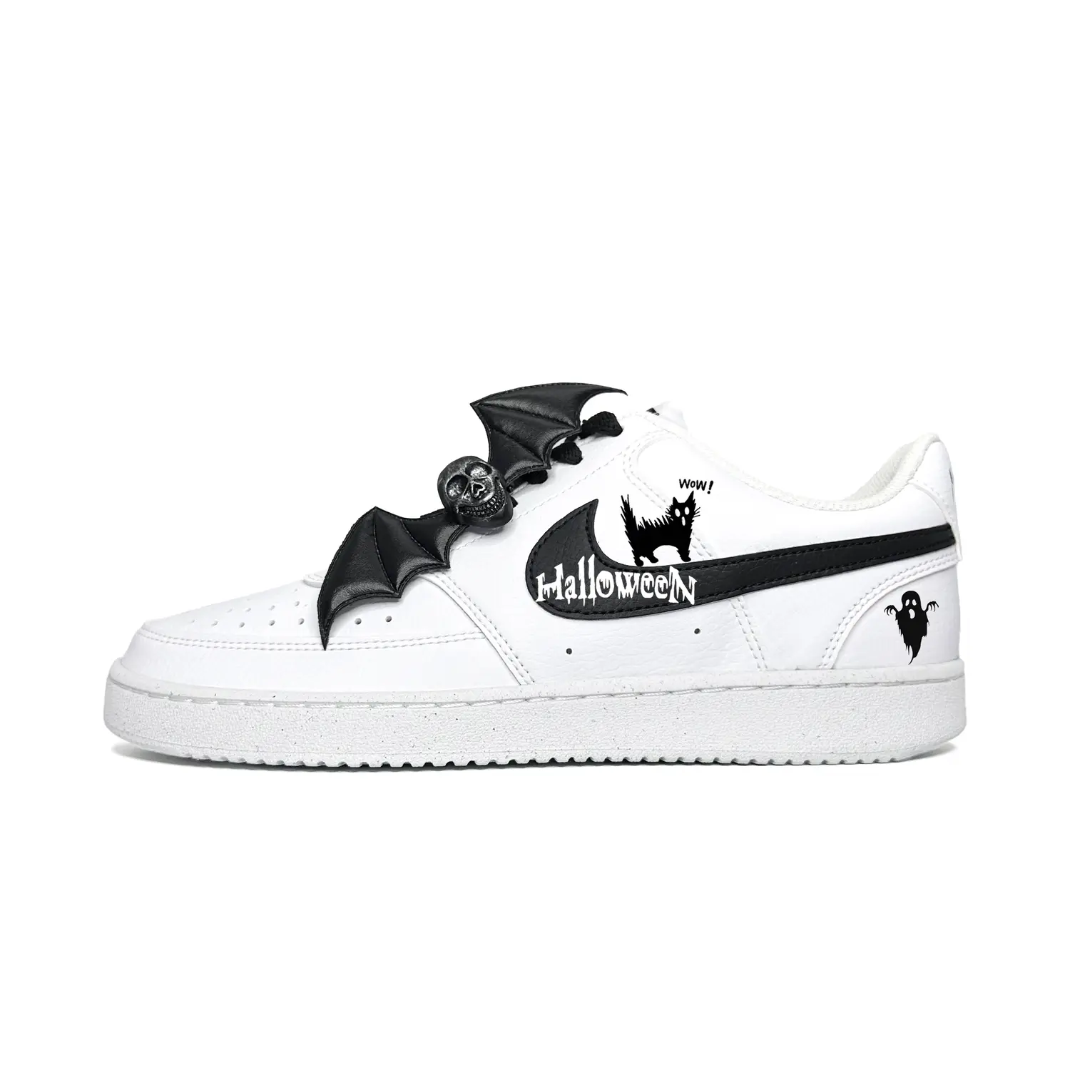 Nike Мужские скейтбордные кроссовки Court Vision 1 Wow Cat с износостойким низким верхом, черный и белый
Nike Мужские скейтбордные кроссовки Court Vision 1 Wow Cat с износостойким низким верхом, черный и белый